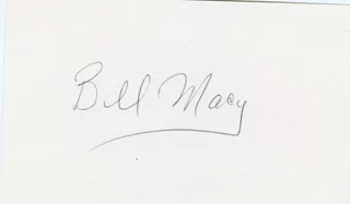 Bill Macy autograph
