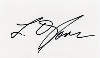 L.Q. Jones autograph