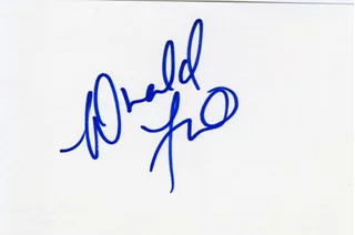 Donald Faison autograph