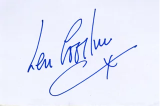 Len Goodman autograph