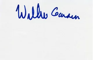 Willie Garson autograph