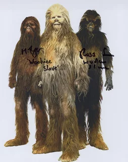 Star Wars Wookies autograph