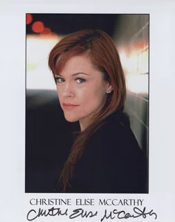 Christine Elise autograph