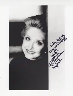 Celeste Holm autograph