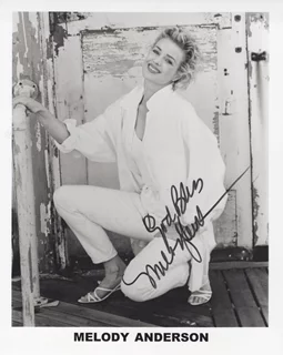 Melody Anderson autograph