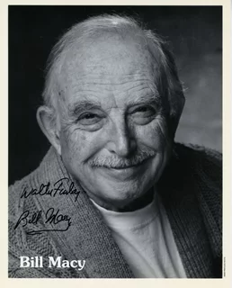 Bill Macy autograph