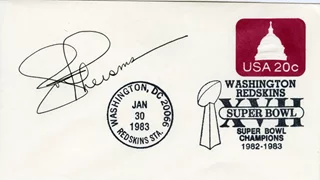 Joe Theismann autograph
