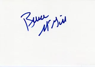 Bruce McGill autograph