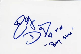 E.G. Daily autograph