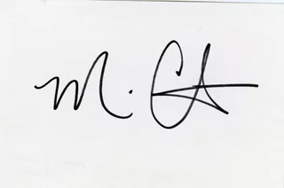 Morris Chestnut autograph