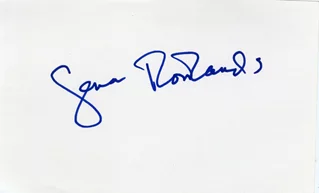 Gena Rowlands autograph