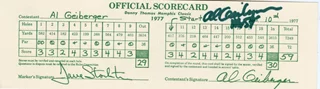 Al Geiberger autograph