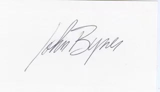 John Byner autograph