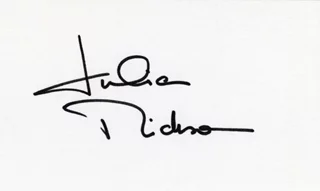 Julia Nickson autograph