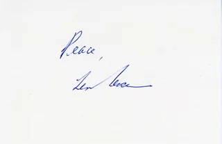 Len Lesser autograph