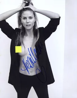 Heidi Klum autograph