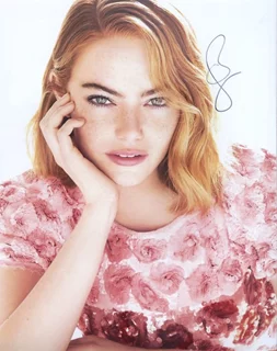 Emma Stone autograph