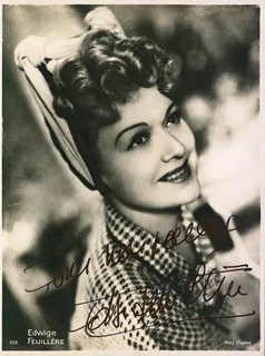 Edwige Feuillere autograph