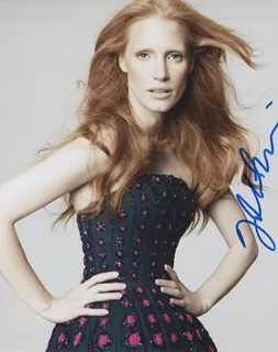 Jessica Chastain autograph
