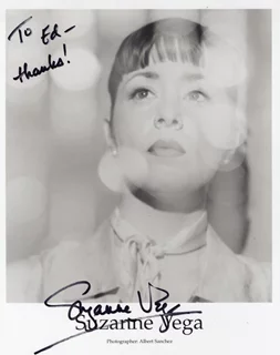 Suzanne Vega autograph