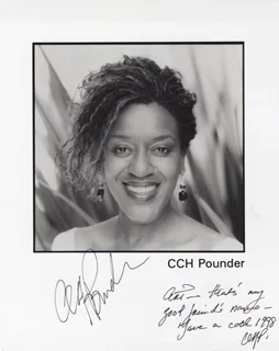 CCH Pounder autograph
