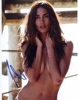 Lily Aldridge autograph