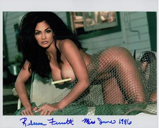 Rebecca Ferratti autograph
