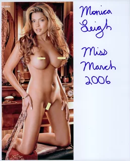 Monica Leigh autograph