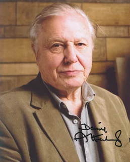 David Attenborough autograph