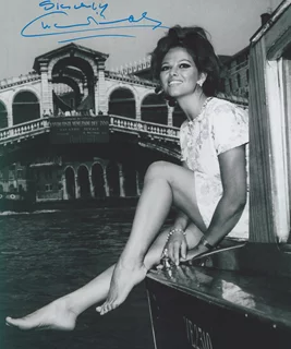 Claudia Cardinale autograph