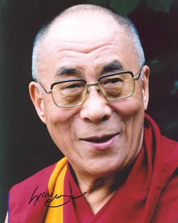 Dalai Lama autograph