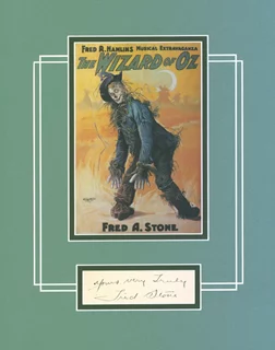 Fred Stone autograph