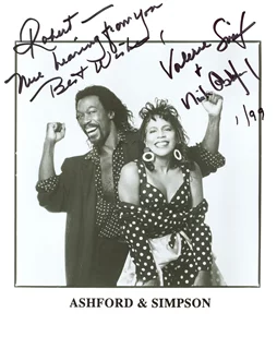 Ashford & Simpson autograph
