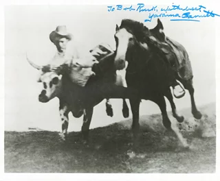 Yakima Canutt autograph