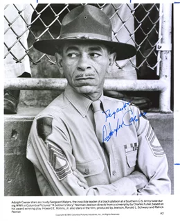 Adolph Caesar autograph