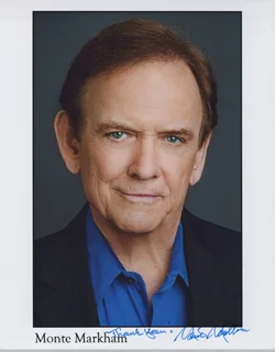 Monte Markham autograph