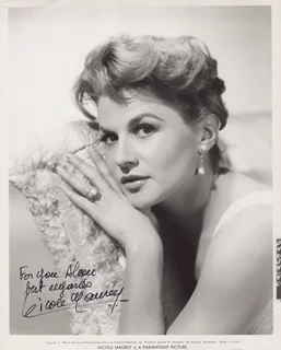 Nicole Maurey autograph