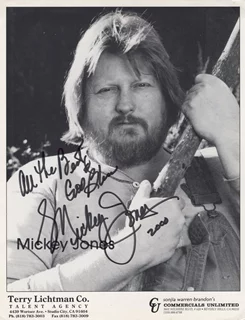 Mickey Jones autograph