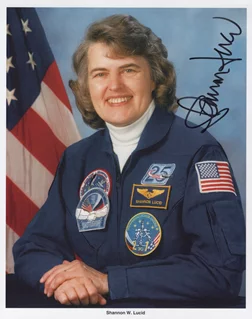 Shannon W. Lucid autograph