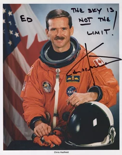 Chris Hadfield autograph