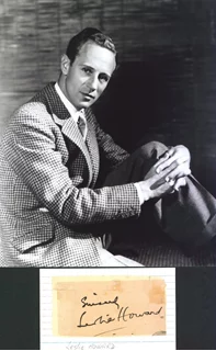 Leslie Howard autograph