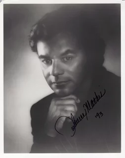 Johnny Mathis autograph