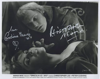 Dracula A.D. 1972  autograph