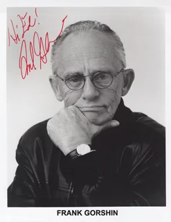 Frank Gorshin autograph
