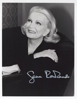 Gena Rowlands autograph