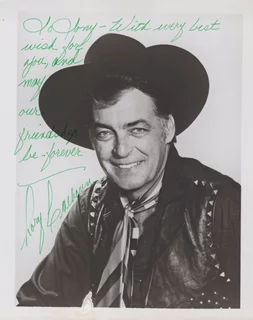Rory Calhoun autograph