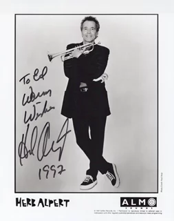 Herb Alpert autograph