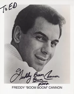 Freddy Cannon autograph