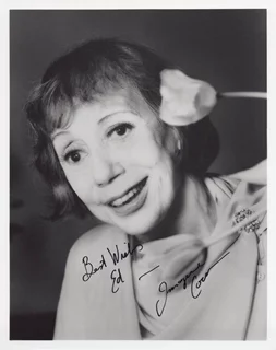 Imogene Coca autograph