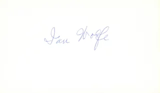 Ian Wolfe autograph